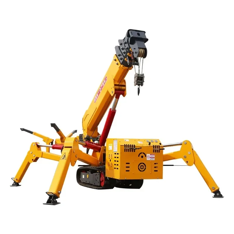 China Movable Crawler Small 3 - 8 Ton Spider Crane Other Cranes for Sale