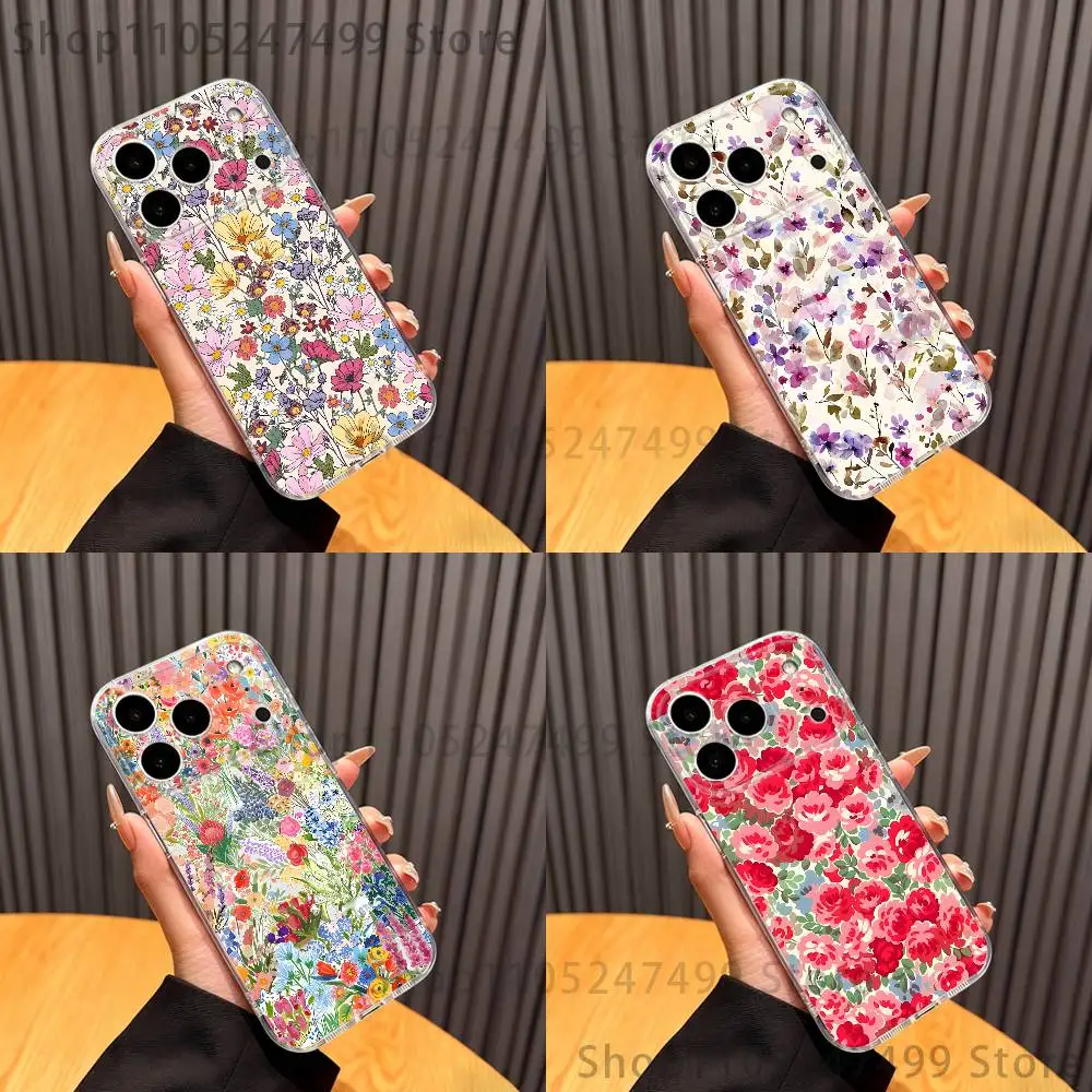 B-Betsy Ann W-Wiltshire London جراب هاتف iPhone17 16 15 14 13 12 11 Pro Max Plus غطاء خلفي صغير شفاف كامل من السيليكون غلاف ناعم