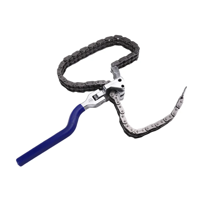 

Auto Handle Tools Chain Type Oil Filter Wrench Spanner Long Handle Car Auto Repairing Tool Oil Filter Spanner Ergonomic