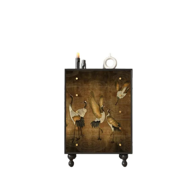 

Medieval style bedroom storage storage cabinet aisle porch drawer cabinet