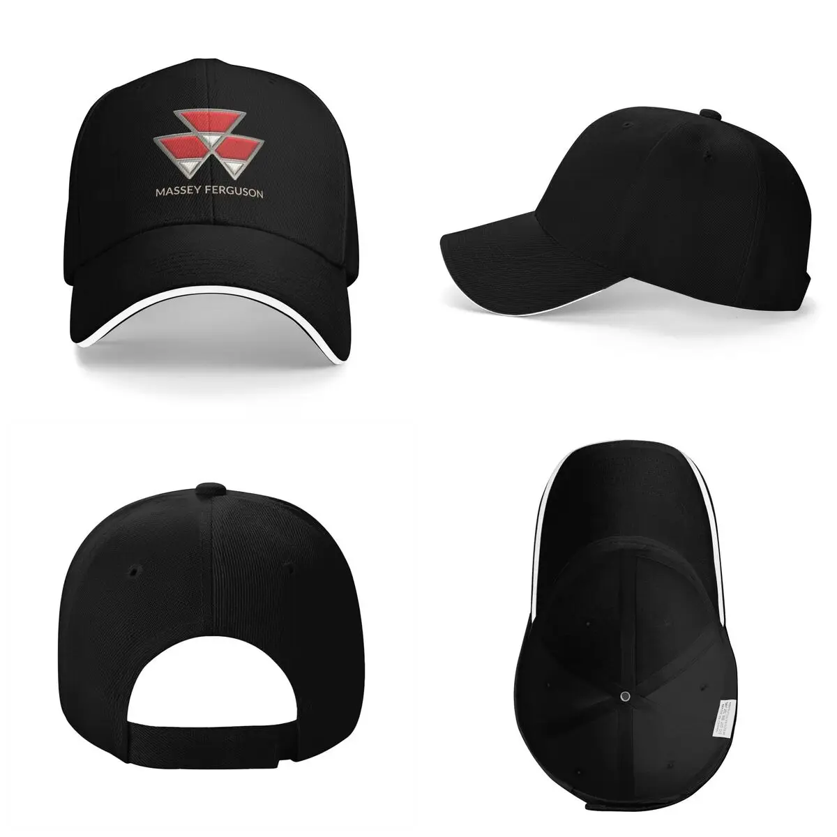 Unisex Baseball Hats 2025 Massey Ferguson Logo Outdoor Streetwear Summer Sports Baseball Caps Hip Hop Cap Casquette Hats