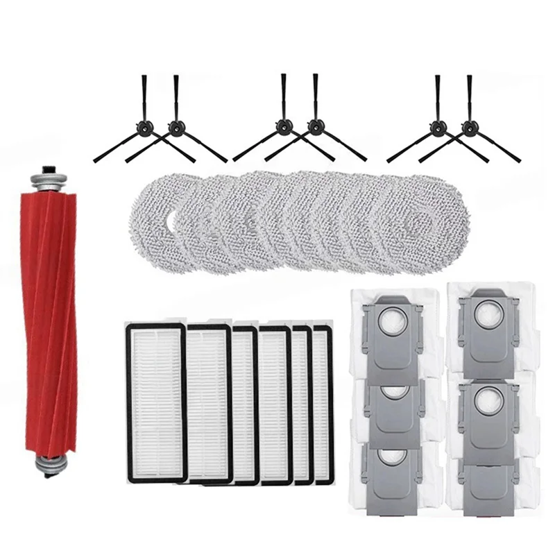 

RALCA-For Roborock Qrevo Pro/Qrevo Maxv/Qrevo S Mop Hepa Filter Main Side Brush Replacement Robot Vacuum Accessories Part