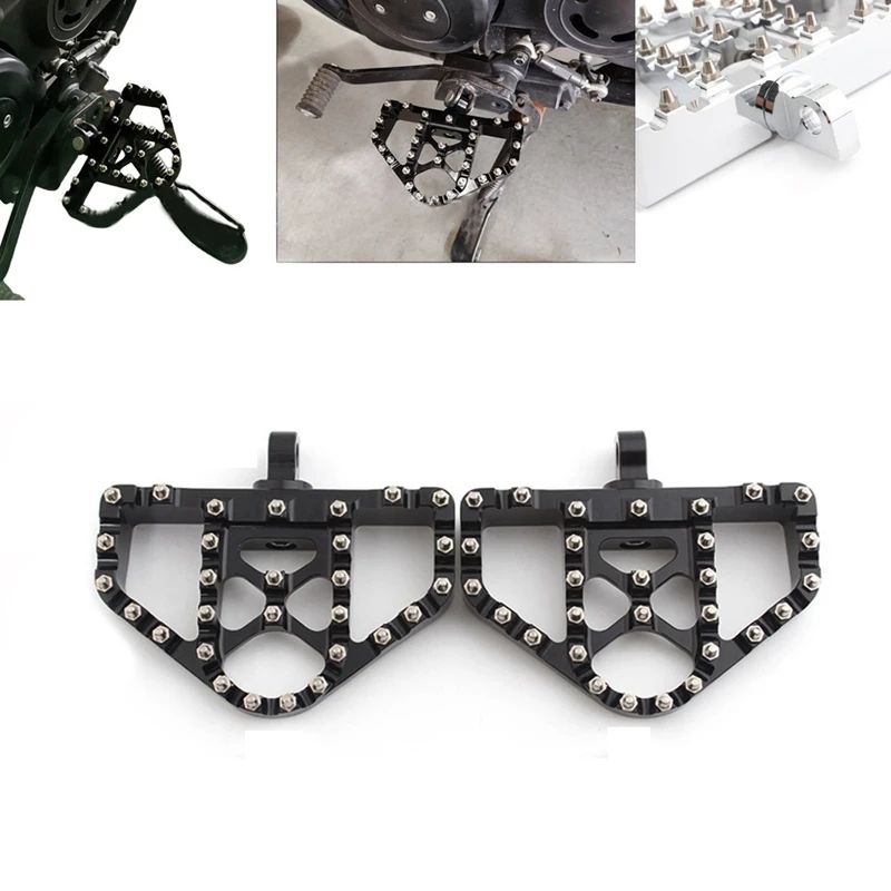 

Motorcycle Foot Pegs Modified Pedals Accessories For Sportster 883 Dyna Softail Fat Boy Road Glide