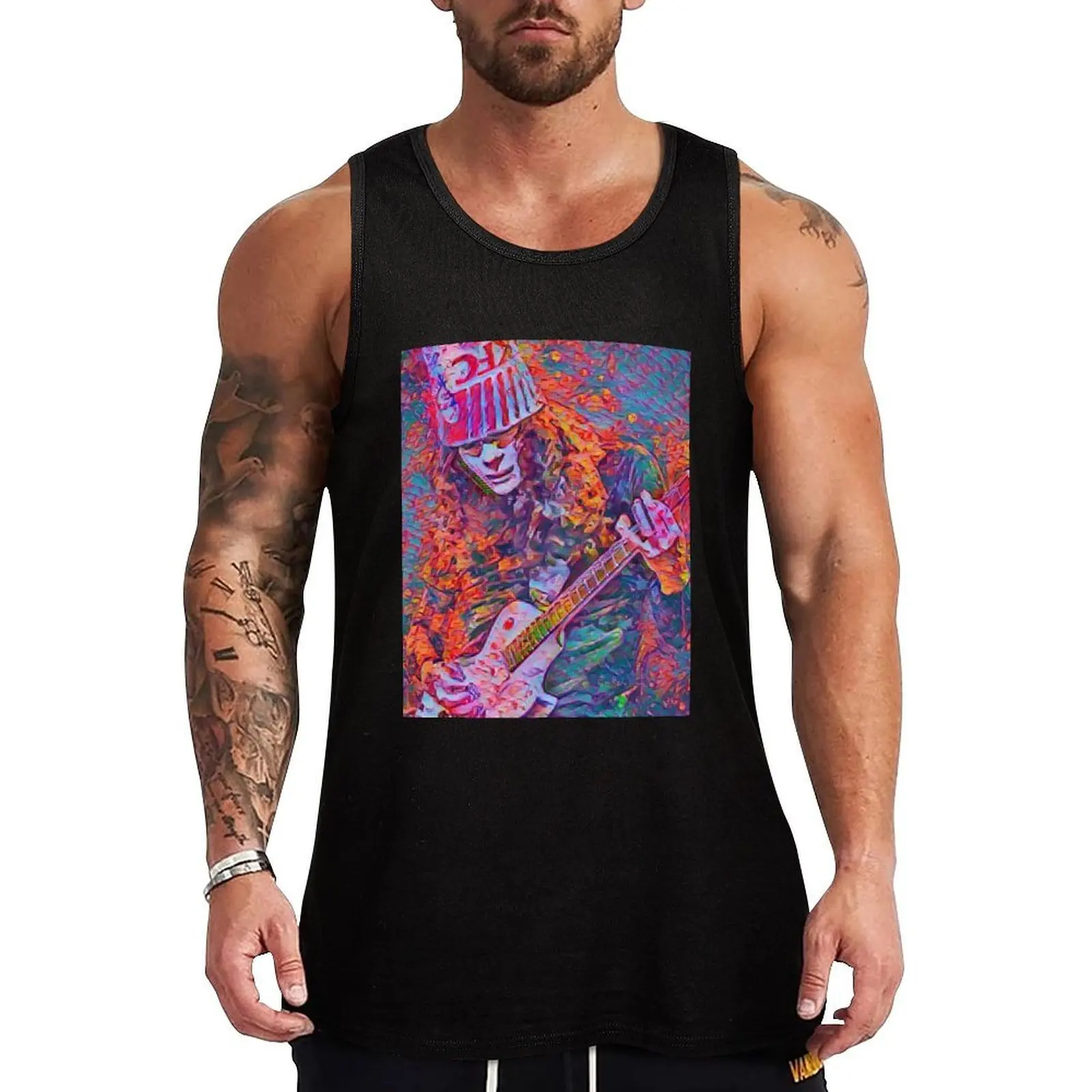 

Buckethead Tank Top Summer Casual Tank Top Loose Fit Breathable Shirt