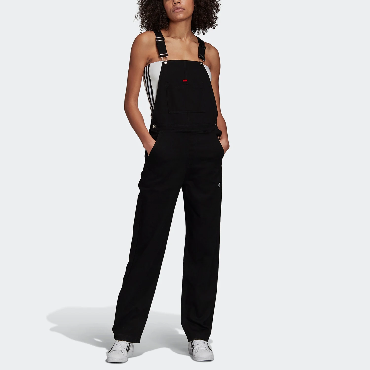 Adidas Authentic Three Leaf DUNGAREE Women's Casual Sports Trousers GD3877
