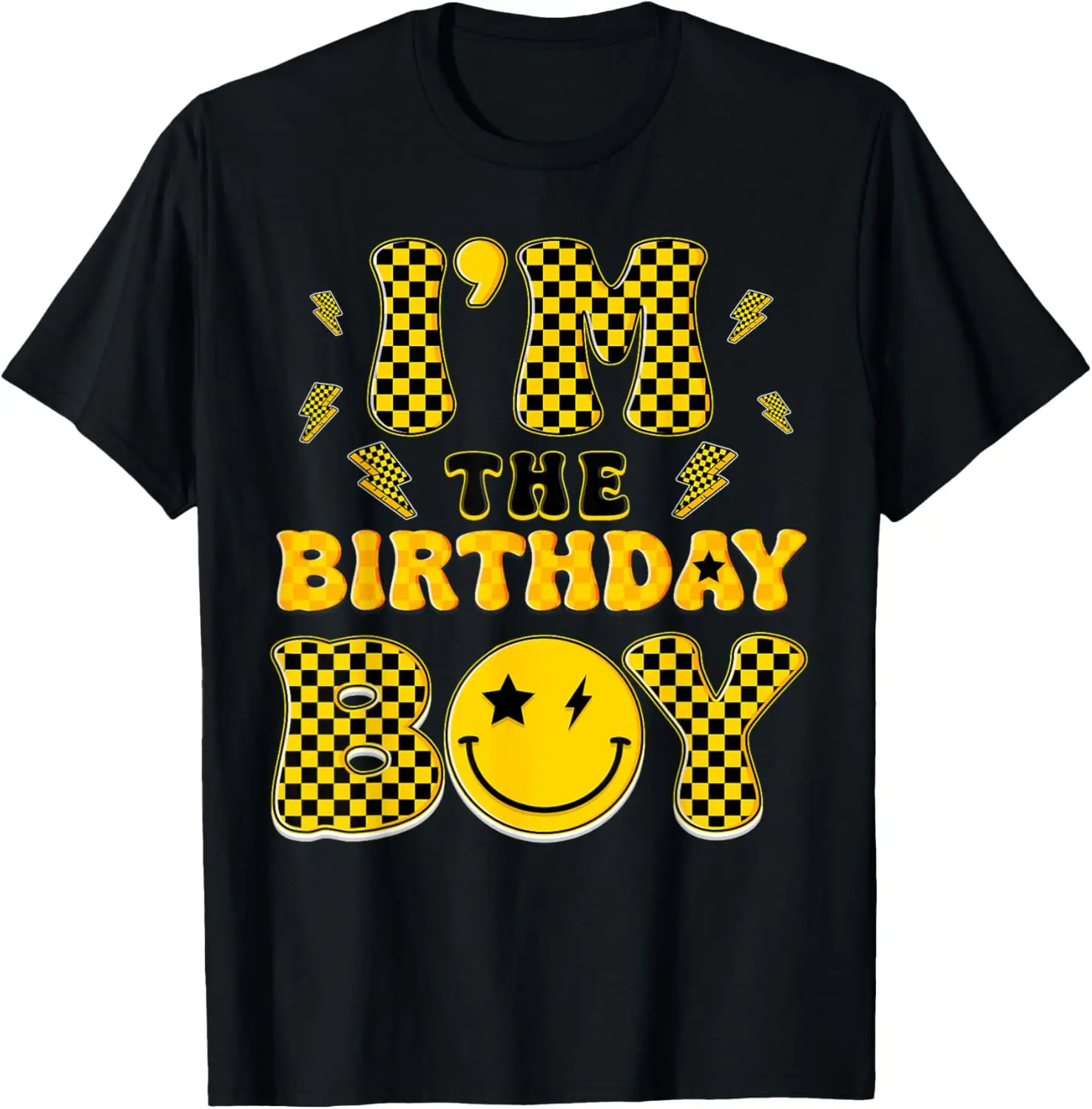 Im Birthday Boy One Happy Dude Family Party Decorations T-Shirt