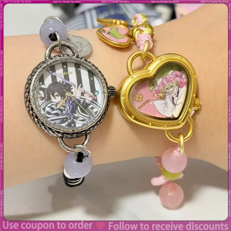 Maihe BOXFUN Demon-Slayer Series Watch Blind Box Multiple Boxes Authentic Trendy Anime Peripheral Cute Gifts Holiday Surprises