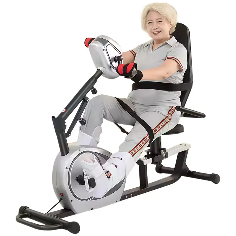Fully automatic home exercise bike, limb weakness exercise bicycle, active and passive dual-mode upper