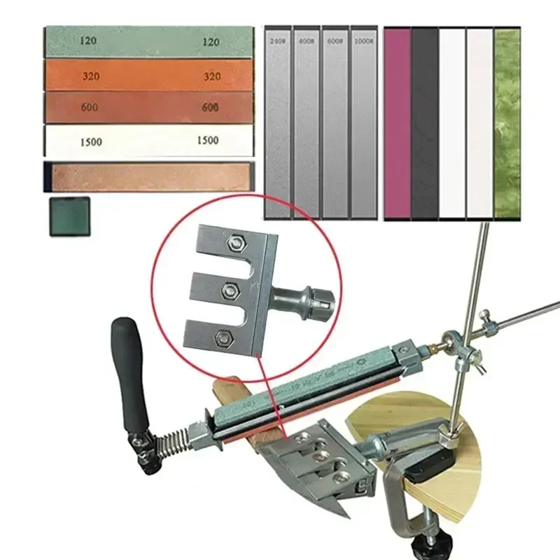 

Угловая точилка для ножей YHOLI, новая точилка для ножей, точильный камень, инструмент, масляный камень, алмазный шлифовальный диск, шлифовка