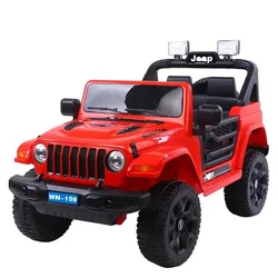 Fabbrica all'ingrosso Bambini 12V Batteria Alimentazione elettrica fuoristrada Giocattoli per bambini Auto con luce a LED Telecomando per bambini che cavalcano in auto