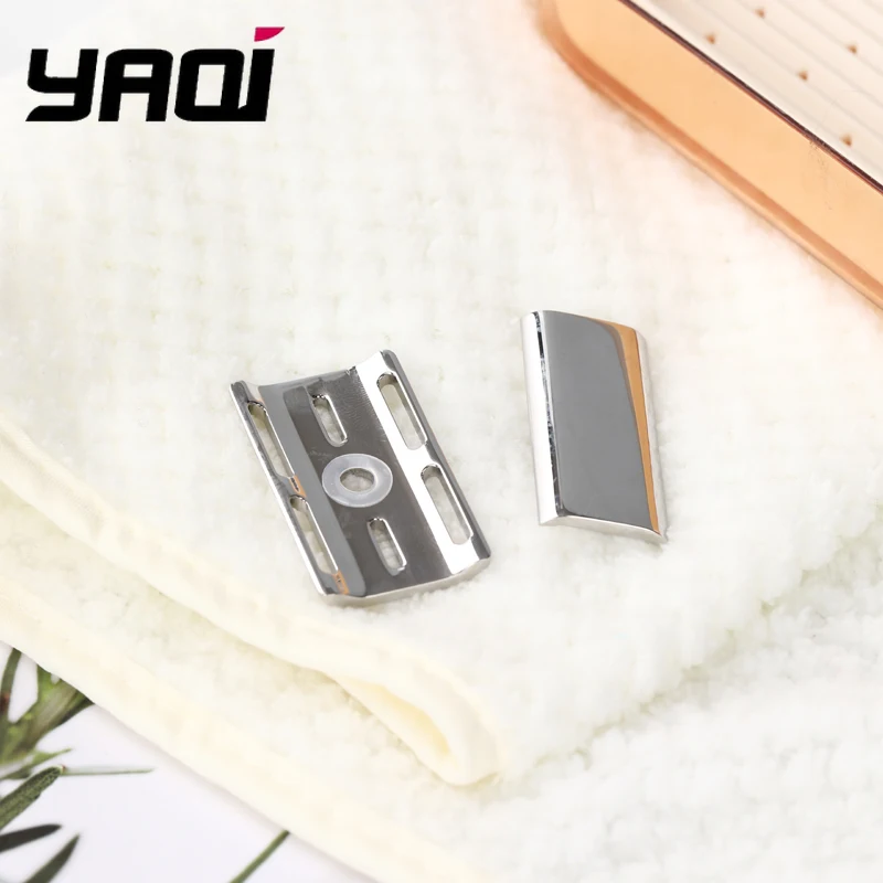 YAQI-Ghost 70SP 316 Stainless Steel Razor Head, Polished Safety Razor, 0.7mm Blade Gap