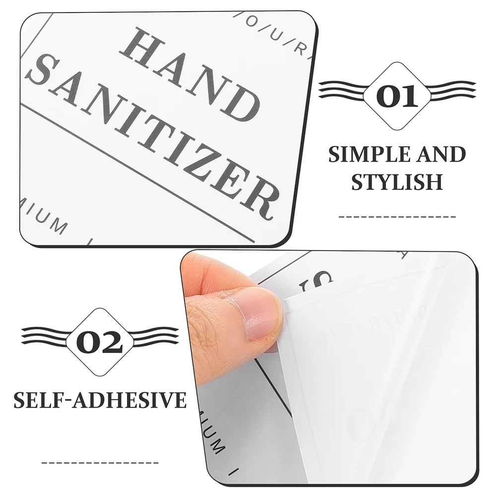 24 Sheets Bathroom Storage Tags Hand Soap Label Stickers Lotion Dispenser Waterproof Labels for Shower Bottles