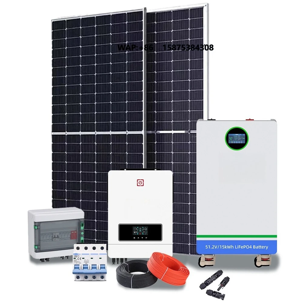 6kw 8kw 10kw 12kw Single Phase Hybrid Off-grid Solar System with Lithium Battery for Home