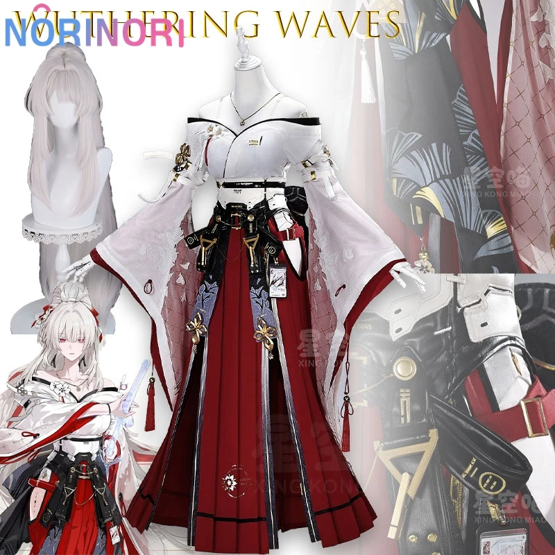 

Hiyuki Cosplay Costume full set Game Series: Wuthering Waves New Chinese style elegant dress headwear Performance Role Play part