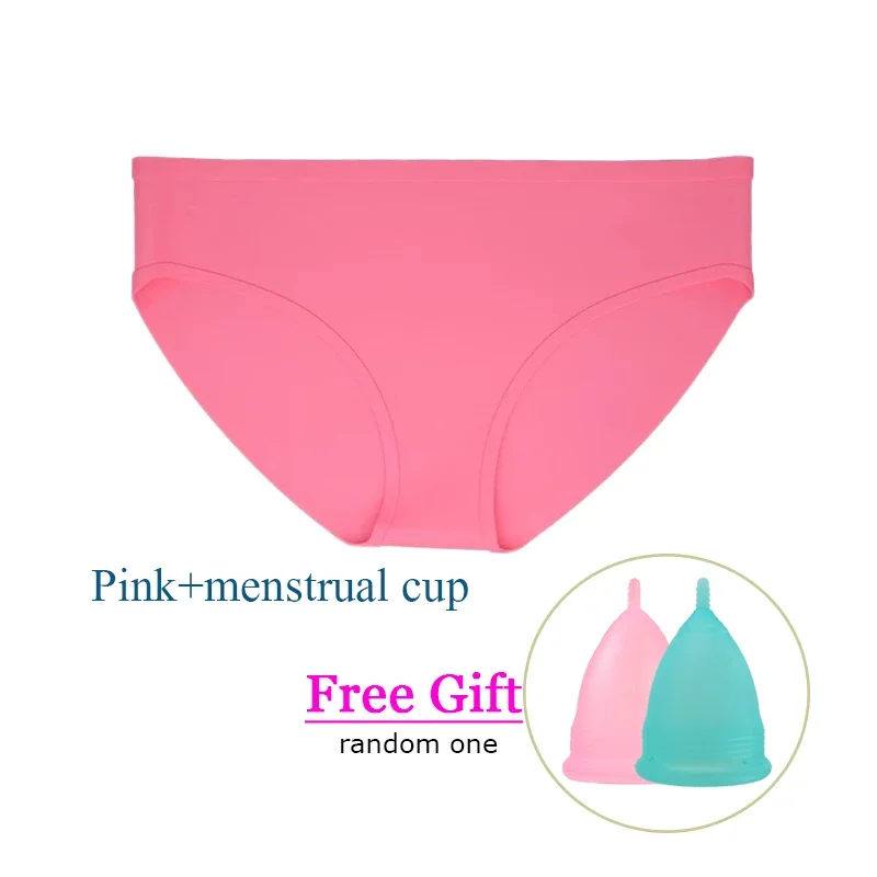 1Pc Silicone Beach Solid Waterproof Soft Women's Panties Non-toxic Leak-proof Swimming Menstruation Briefing and Gifts Meal Cup