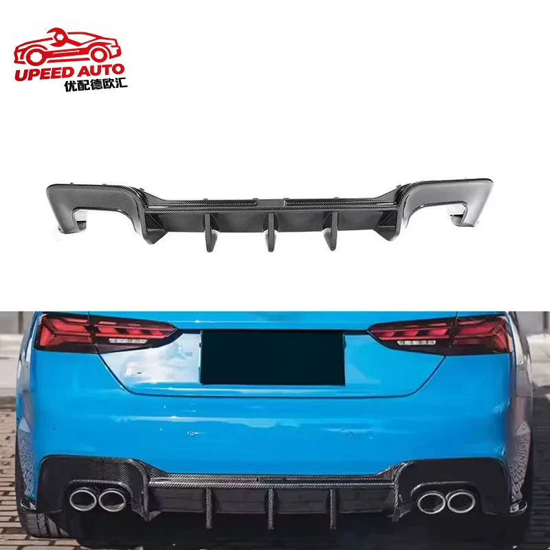 

Suitable for Hot Selling Carbon Fiber S5 Car Rear Bumper Diffuser Lip Audi S5 B9 A5 Sline Sportback 4-door 2020 2021