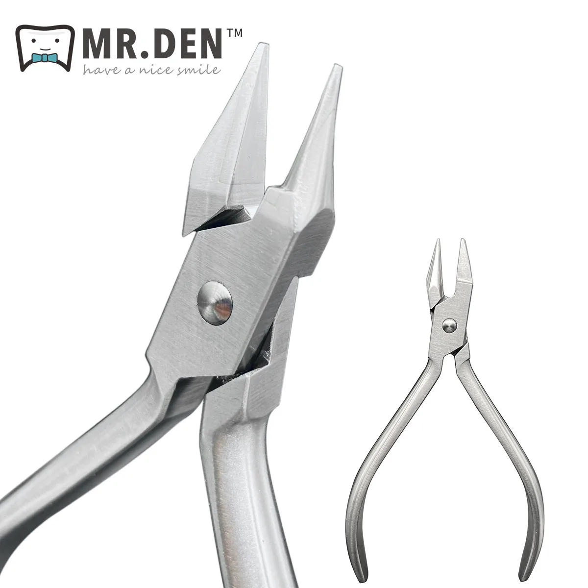 MR DEN Orthodontic Light Wire Pliers Bending Ortho Arch Wire Forceps Dental Stainless Steel Cutting Pincers