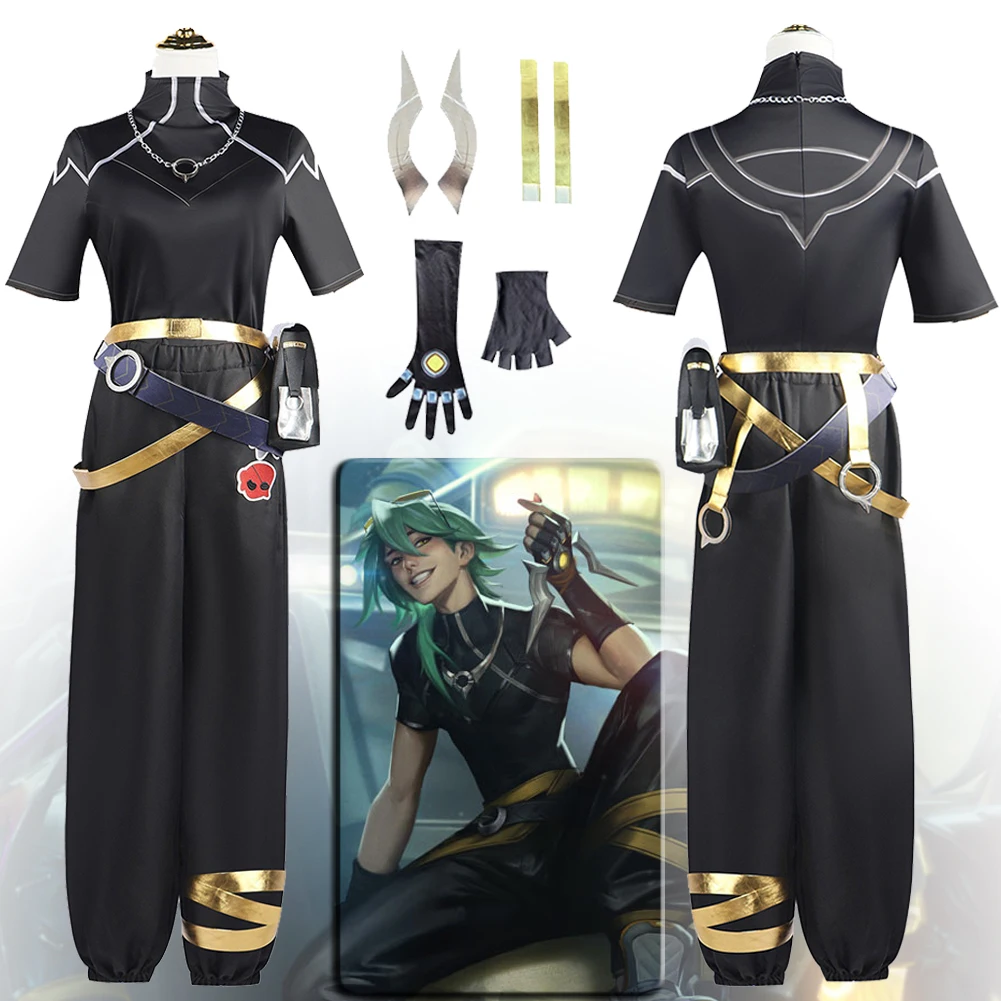 

Anime Game Lol Costume Disguise Heartsteel Ezreal Cosplay Fantasy Adult Men Roleplay Fantasia Outfits Male Halloween Party Cloth