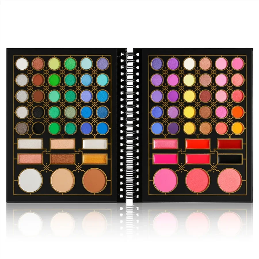 

Private Label 78-colors Eyeshadow Palette Waterproof High Pigment Long Lasting Easy To Apply Lipstick Blush Coutour Makep Plate