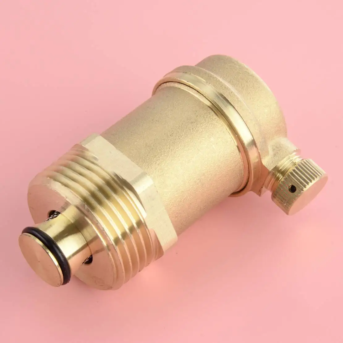 

DN20 3/4" Male Thread Brass Automatic Quick Air Release Vent Valve For Heat Pipe Gold