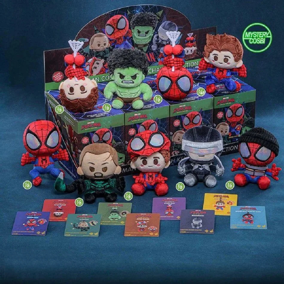 Nueva Colección de Llaveros Cosbi: Figuras de Spider-Man, Hulk y Escorpión en Caja Sorpresa, Accesorio de Moda, Adorno Coleccionable