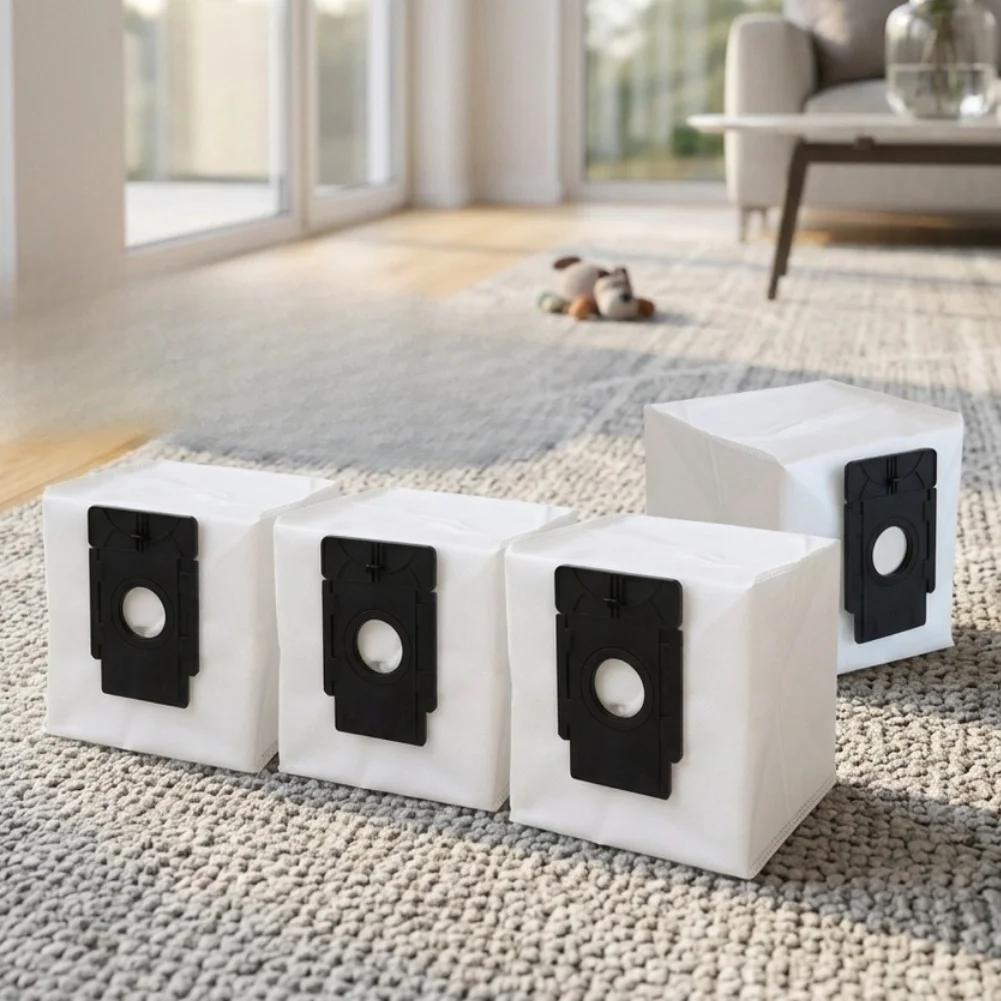 Dust Bag Sets Compatible with For TCL SWEEVA 6500 Robot Vacuums Reliable Performance Large Capacity Four Packs Available