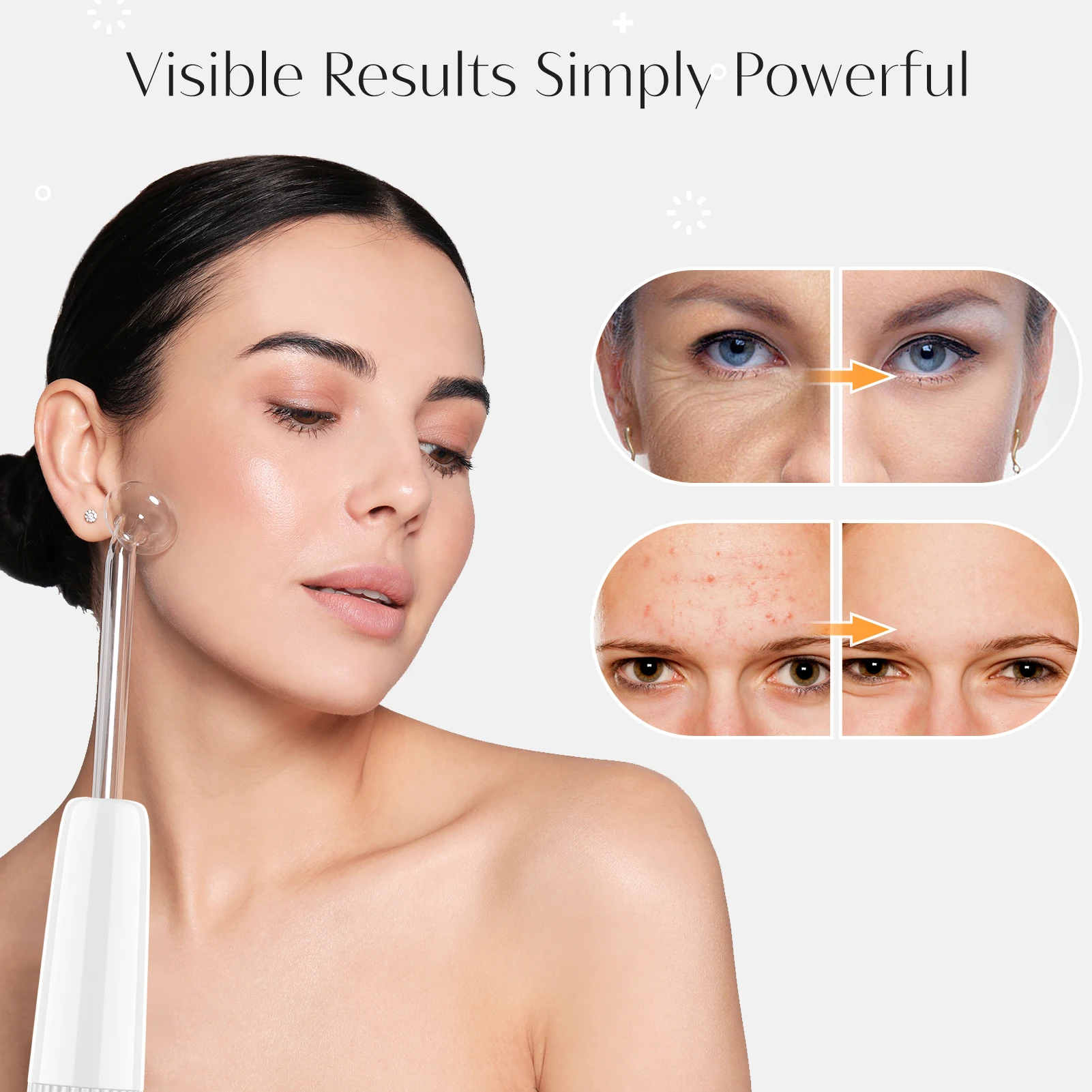 Nouvelle machine faciale haute - High Frequency Wand Facial Machine Neon avis et prix