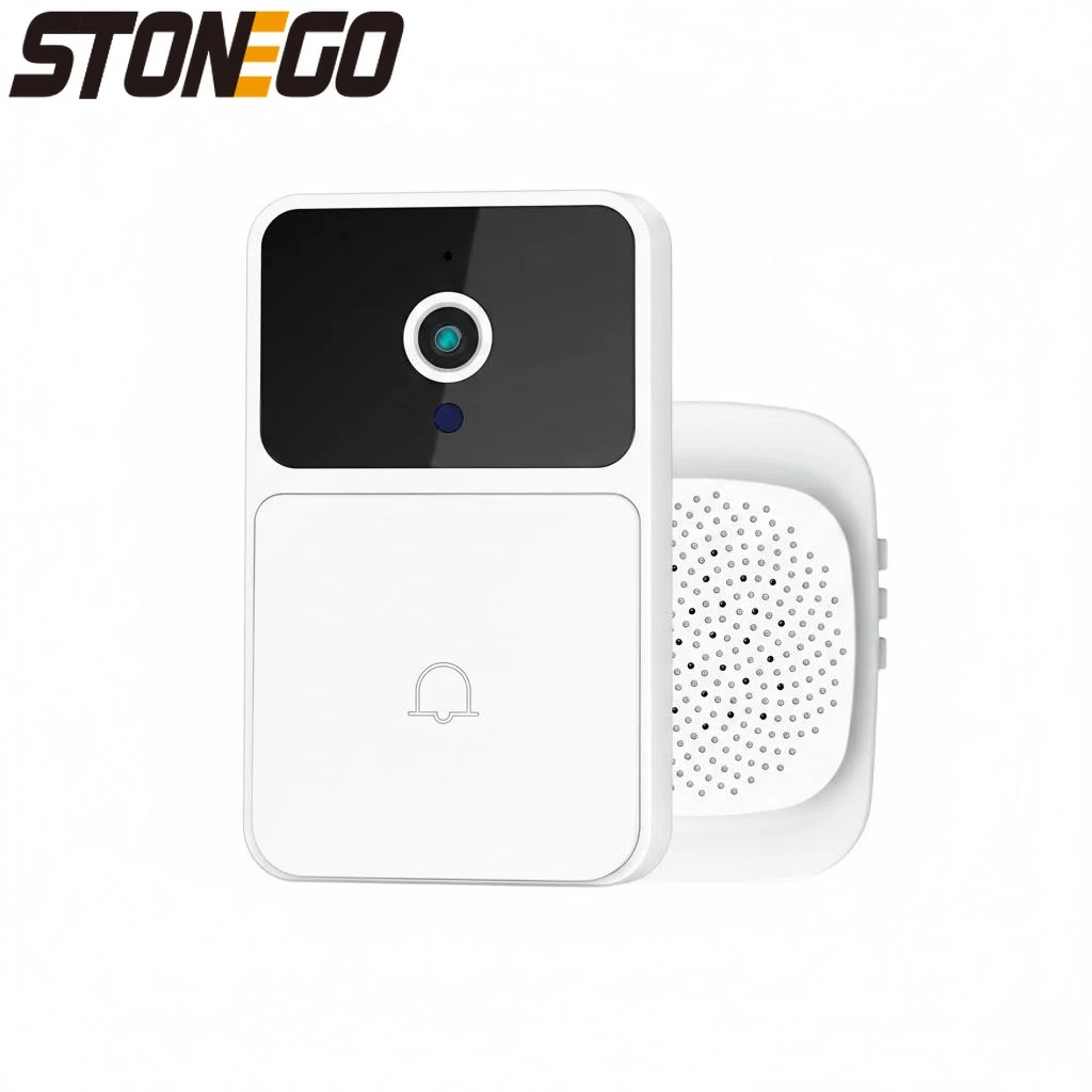 

Wi-Fi видео дверной звонок Беспроводная домашняя система внутренней связи Камера безопасности ночного видения с управлением через приложение