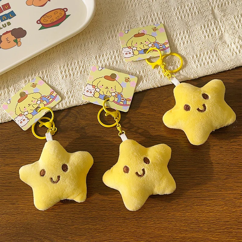 Kawaii قلادة لطيف سلسلة أفخم صار ستار دمية هدية صغيرة قلادة المفاتيح الإبداعية بناتي القلب المدرسية قلادة الإكسسوارات