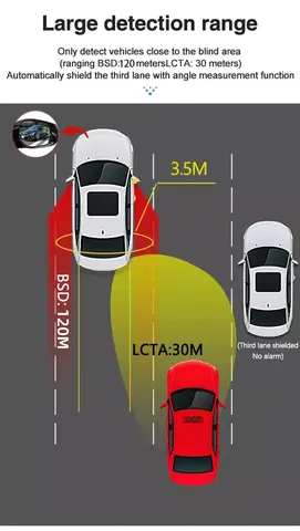 For audi Car A3 A4 A5 A6 A7 A8 Q5 Q7 S4 Bsd Blind Spot Mirror 77GHz radar Bsm Blind Spot Monitor Warning Lane Change Assistances
