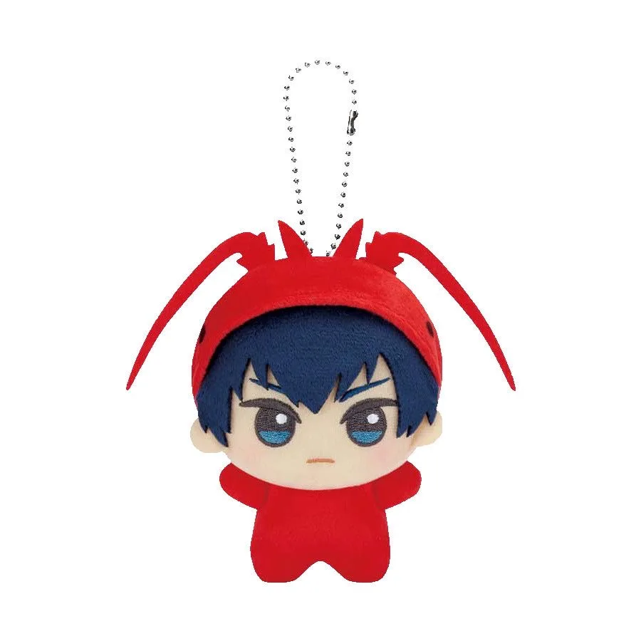 10 cm BLAUW SLOT Hiori Isagi Yoichi Nagi Seishiro Mikage pluche pop pluizige Maumet pluche hanger marionet sleutelhanger sleutelhanger charme cadeau