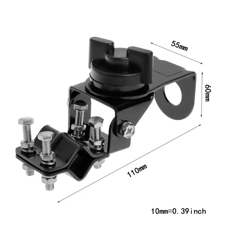 Dropship Mounting Bracket RB-46 Adjustable 180 Degree Car Antenna Luggage Rack Mount Chro