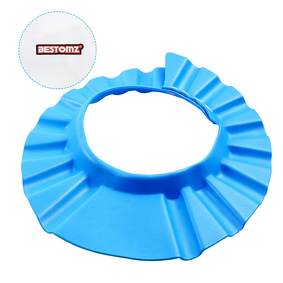 

Children Bathing Cap Adjustable For Kids 3-6 Years Soft Lightweight Waterproof Hair Shield Baby Colorful