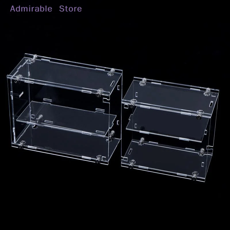 w1/64 Model Cars Acrylic Display Case Fit For Mini Size MiniGT Tomica Assembled Dust Proof Box Cabinet Toy Vehicles