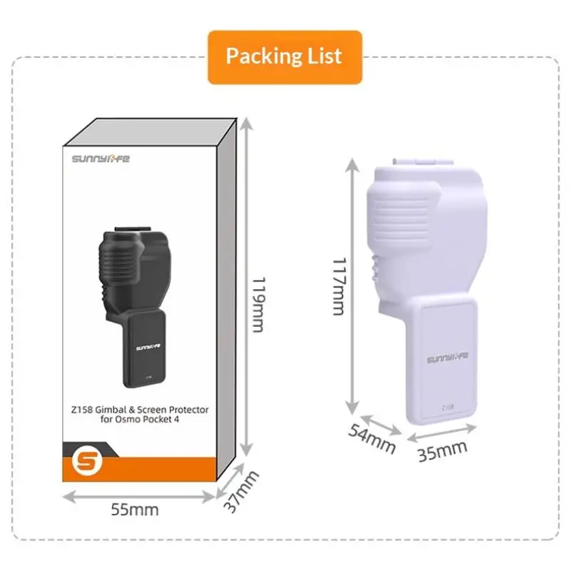 Protective Cover For Pocket 4 Gimbal Lens Screen All In One Anti Scratch Case