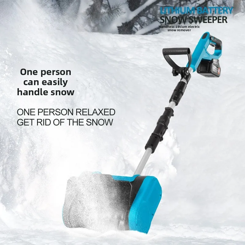 

Электрический ручной нажимной снегоочиститель, маленькая дорога, двор, домашнее живописное пятно, снегоочиститель, теплица, машина для удаления снега