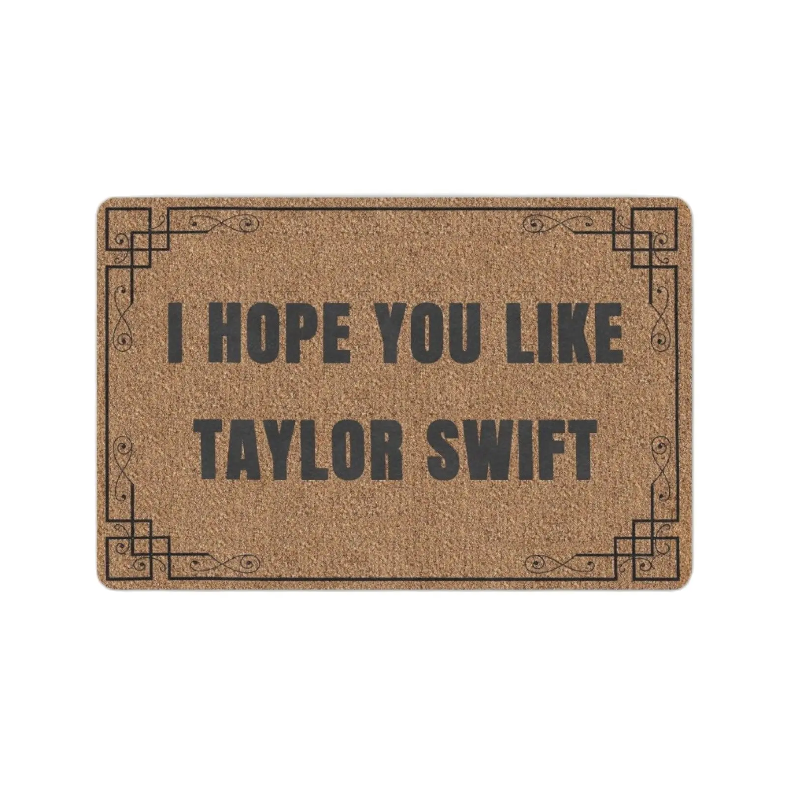 

발매트 Taylow I Hope You Like Taylor Swift Entrance Mat Loseta De Caucho Merch Doormat Tapete Alfombra Indoor Rubber Door Mat