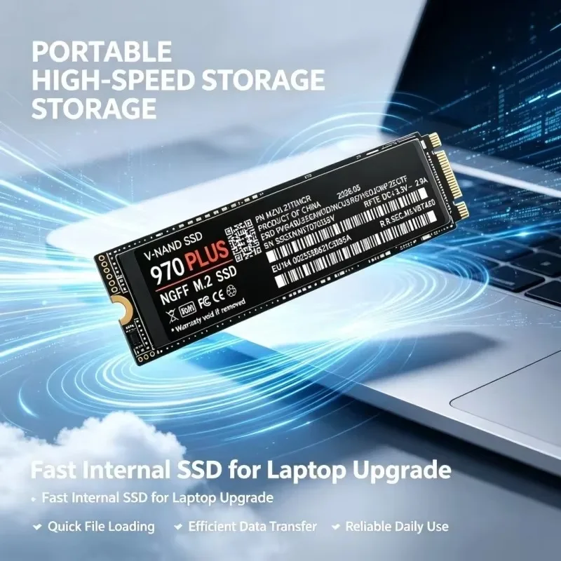 Original 970 PLUS M.2 NGFF SSD  TLC 3D NAND 2280 Internal Solid State Drive 500GB‑4TB For Gaming Desktop Laptop PC Storage