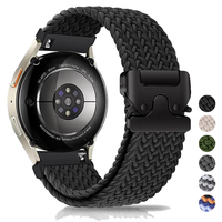 20mm 22mm Smart Watch Strap for Amazfit Balance GT4/3/2 46mm Nylon Loop Bracelet for Samsung Galaxy Watch 4/6 Classic 5 Pro 45mm