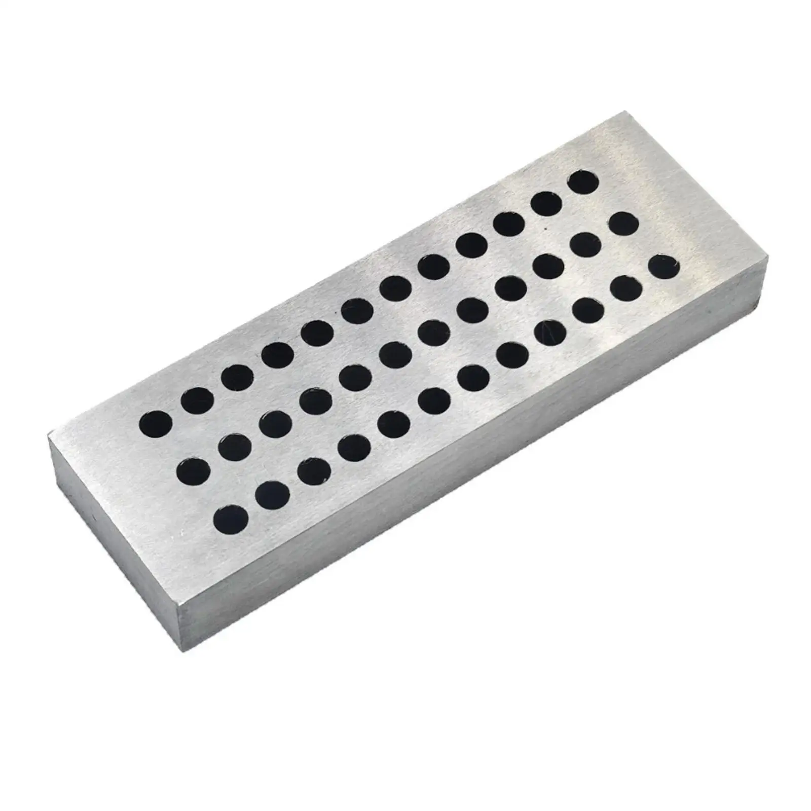 36 Holes Riveting Stake Professional Drill Small Accurate Forming Steel Rectangular Watchmaking Tool Staking Block Staking Plate