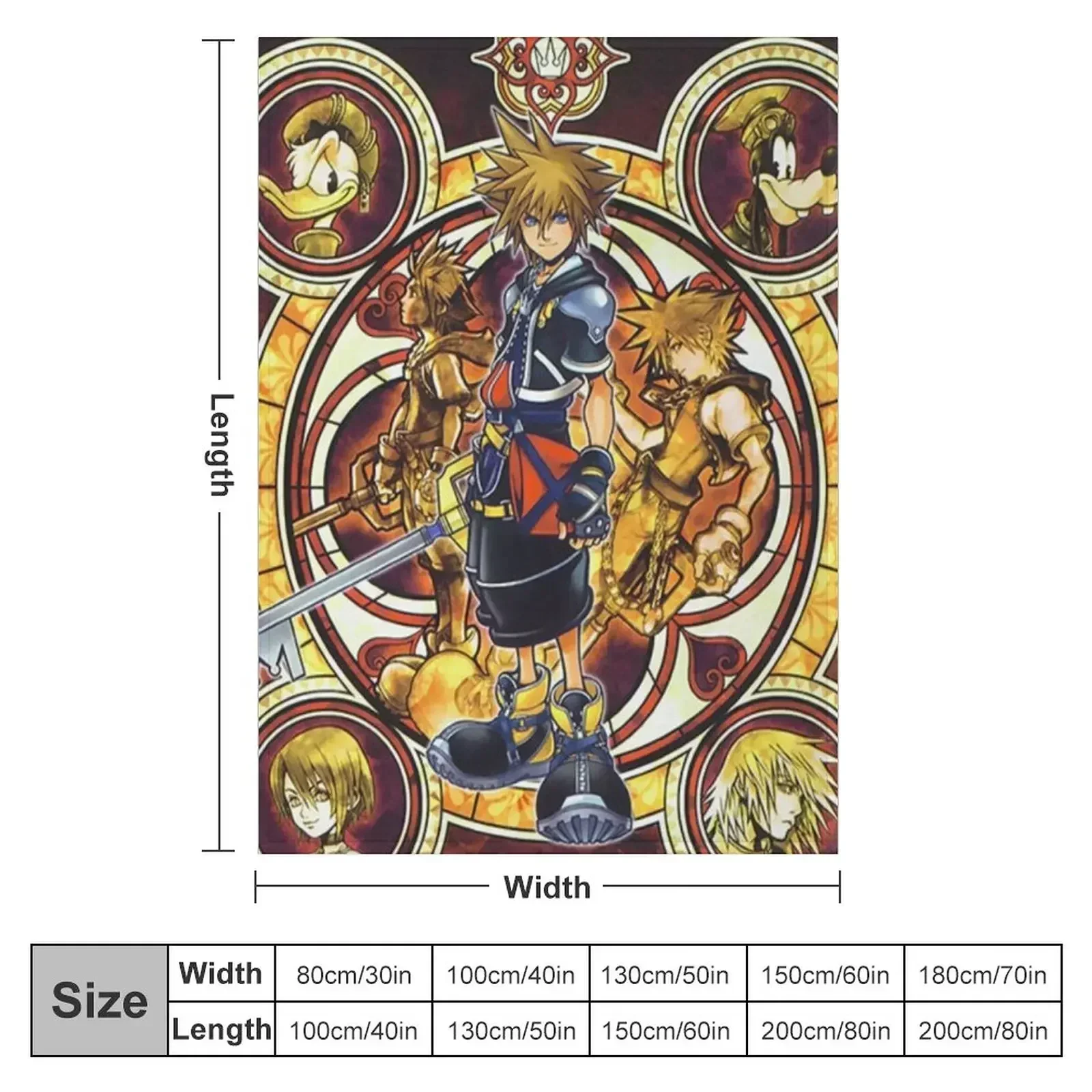 Sora Awakening Throw Blanket Furrys valentine gift ideas Kid'S Tourist Blankets