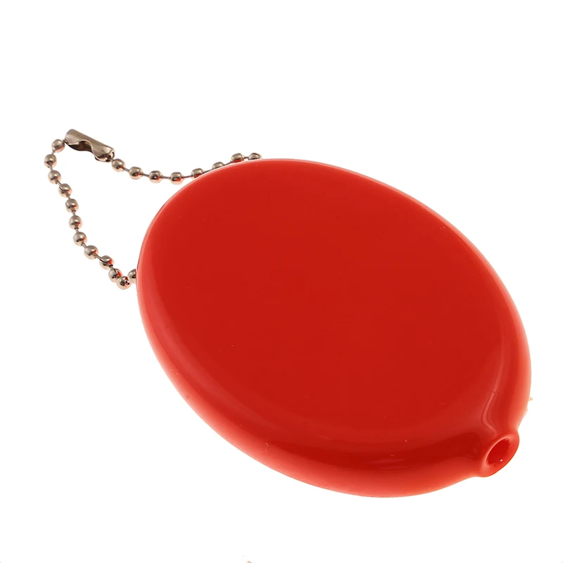 Dompet koin รูปไข่ขนาดเล็กเก็บกระเป๋าเงินใส่เหรียญขนาดเล็กการเปลี่ยนแปลง dompet koin ผู้ถือเหรียญพร้อมโซ่สำหรับผู้ชายผู้หญิง