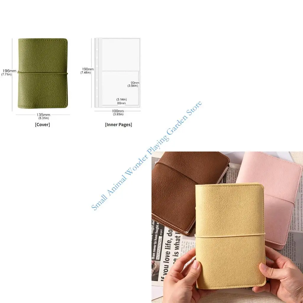 Elegantes Leder-Sammelalbum für quadratische mit 180-Grad-Flachbindung, Fotoalbum, Geschenk für Freunde