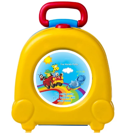 Orinal plegable portátil de viaje para niños, asiento de inodoro para acampar, WC, urinario para niños, entrenador para llevar al aire libre, dibujos animados bonitos para niños pequeños