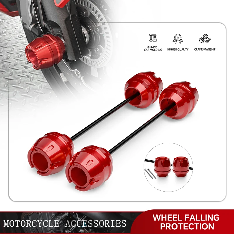

Защита от падения мотоцикла для MT07 FZ07 MT09 FZ09 FJ09, вилка переднего и заднего колеса, ползунки, защитная накладка mt07 mt09