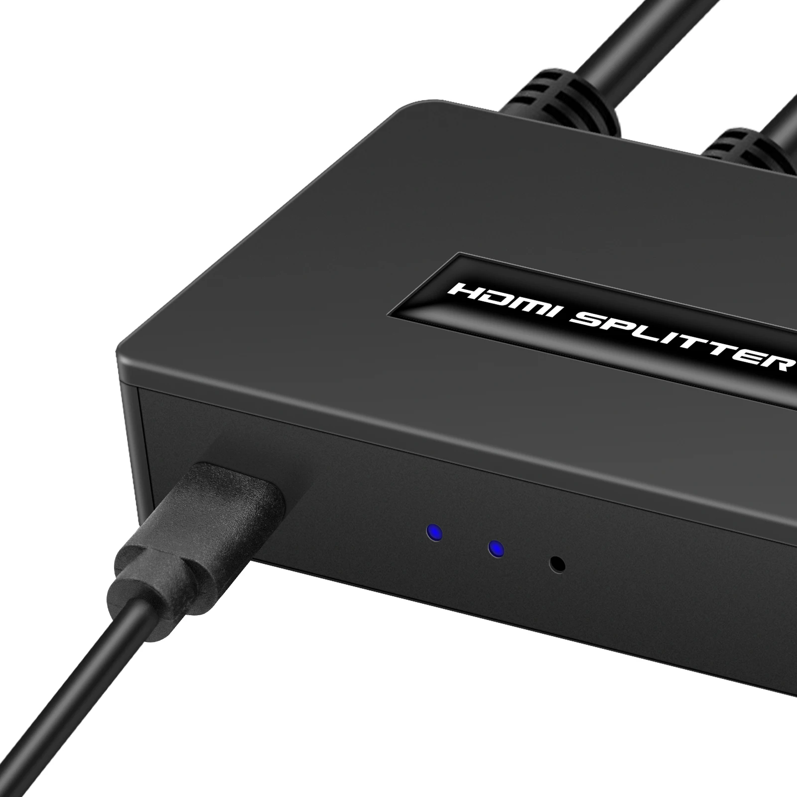 4K 1080p HDCP HDMI-compatible Splitter 1x2 Signal Amplifier Audio Video Distributor For Projectors 1 in 2 out