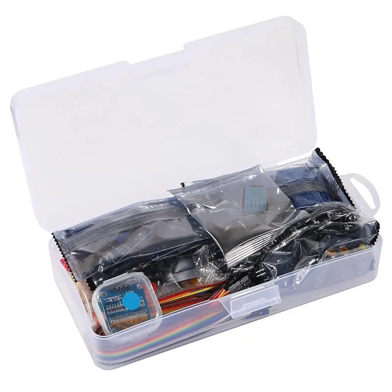 【A28I 95Pcs Basic Starter Kit For ESP32 ESP-32S Wifi Development Board For Arduino Project Learning Kit ESP32 Kit With Box