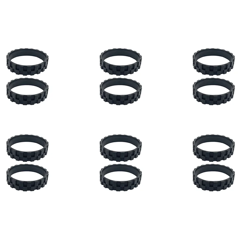 

SANQ 12PCS For Roborock S5/T6/T7 Accessories Xiaomi Walking Wheel Tire Skin Replacement Robot Vacuum Cleaner Parts