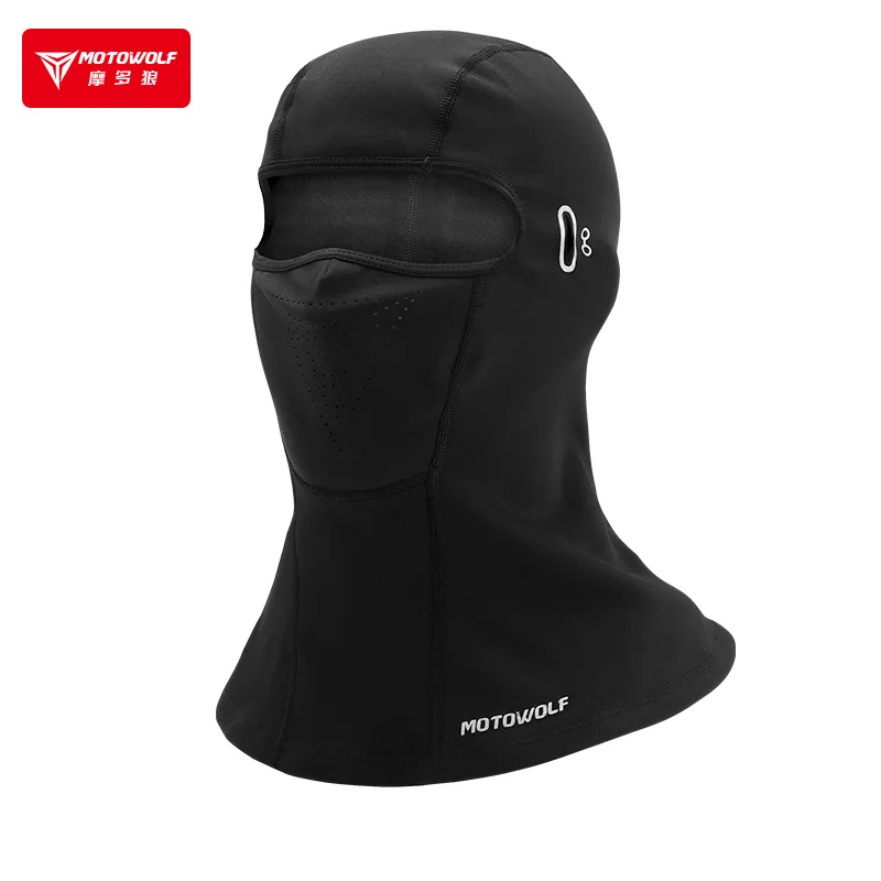 Motowolf Winter Neck Warmer Thermal Motorcycle Balaclava Moto Mask Waterproof Ski Masks Windproof Elastic Fleece Face Shield