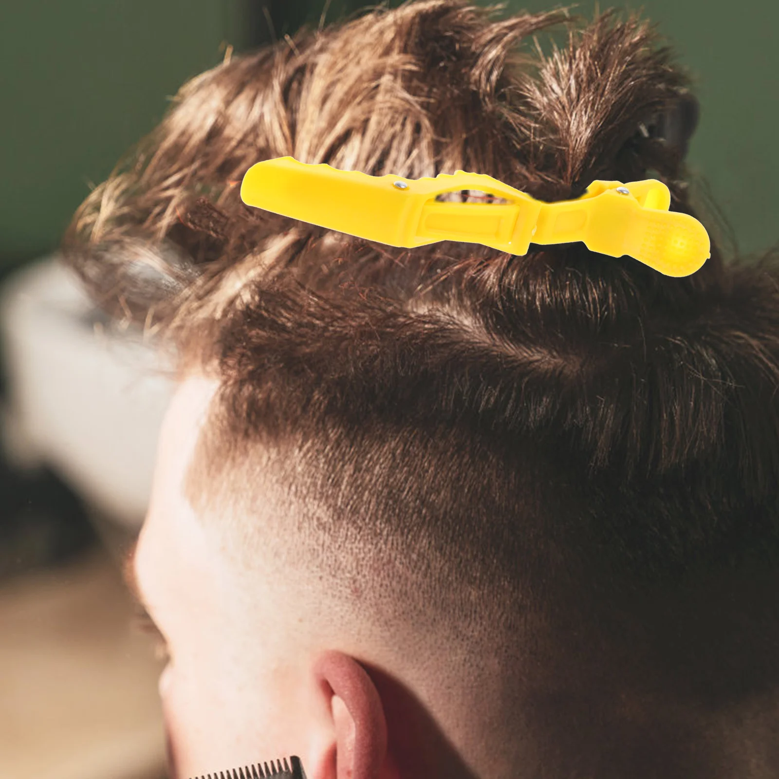 

10pcs Colorful Alligator Clips Hair Partition Hair Styling Tool For Salon Diy Perm Makeup Wash Face Sectioning Clips